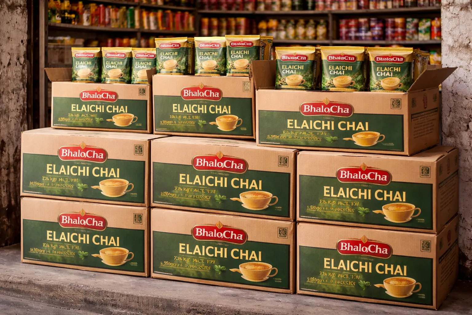 Tea supply distribution shop